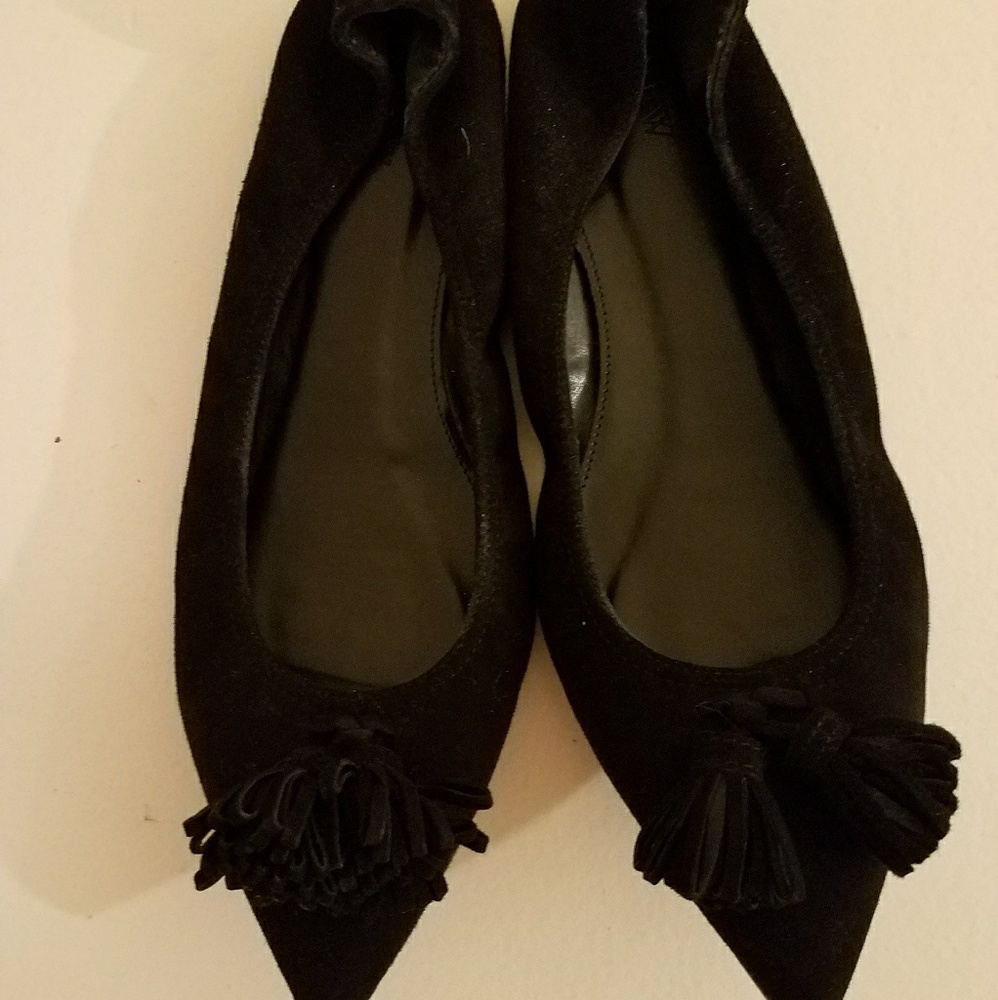 J. Crew suede flats